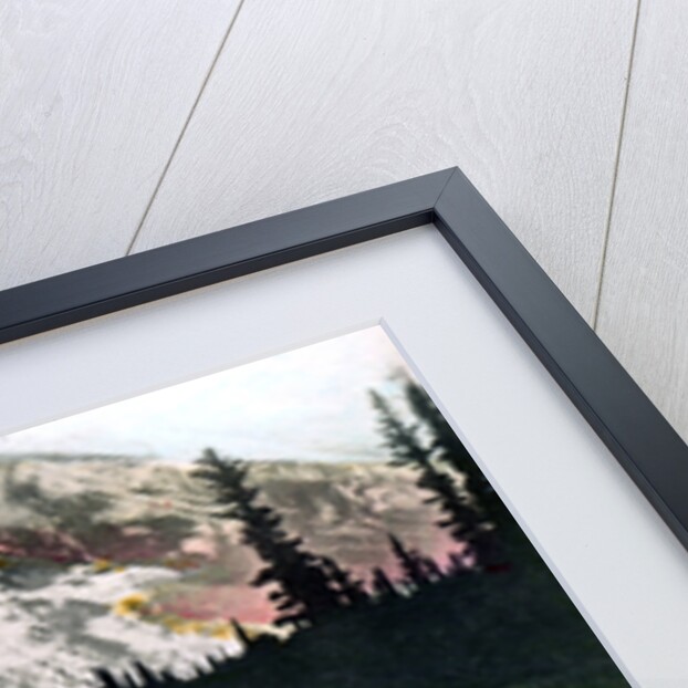 Mounts Rundle and Tunnel, Banff, Alberta, Canada by Cavenders Ltd