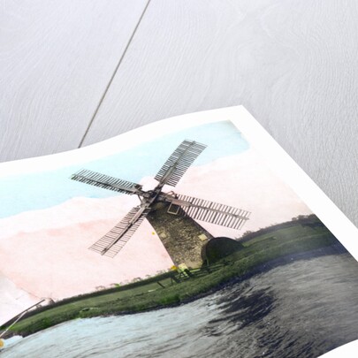 A windmill on the Norfolk Broads, Norfolk by Cavenders Ltd