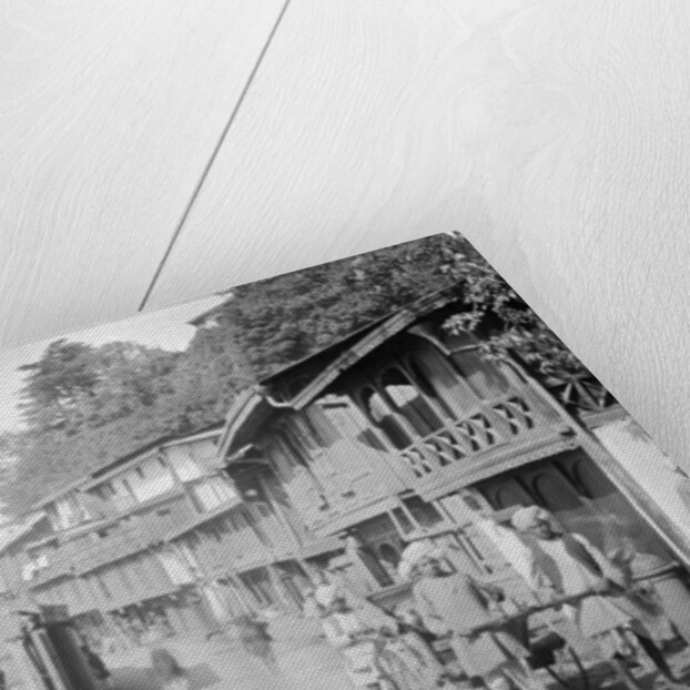 Lakkar Bazaar, with the Hindustan and the Tibet road, Simla, India by Anonymous