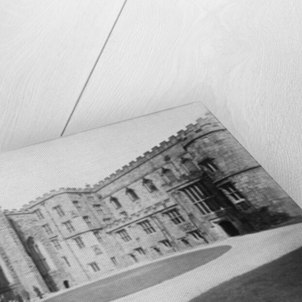 The courtyard, Durham Castle, England by Anonymous