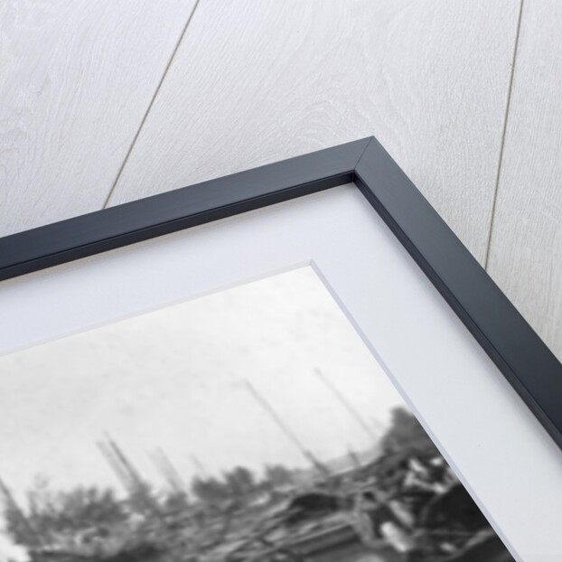 Boats, Alipore, India by FL Peters