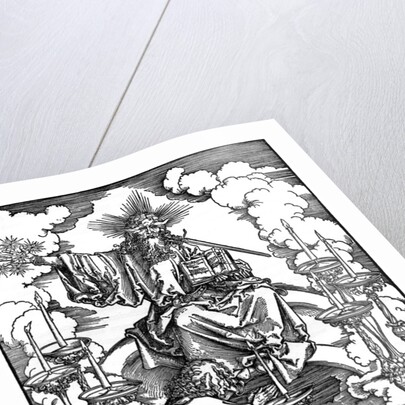 The Vision of The Seven Candlesticks from the 'Apocalypse by Albrecht Dürer