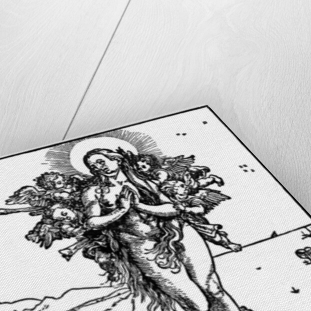 Ascension of Maria Magdalena by Albrecht Dürer