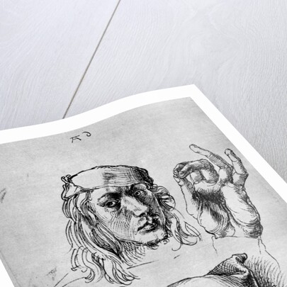 Self Portrait with a Pillow by Albrecht Dürer