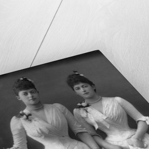 The Princesses Victoria (1868-1935) and Maud (1869-1938) of Wales by W&D Downey