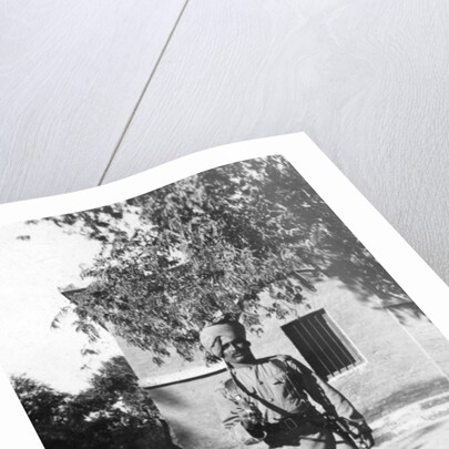 Indian lancer, Mathura, India by Anonymous