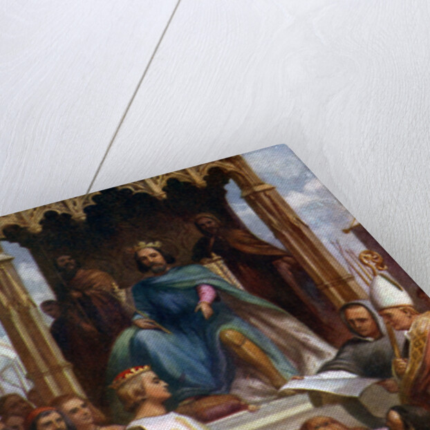 The Black Prince being made a Knight of the Garter by Anonymous