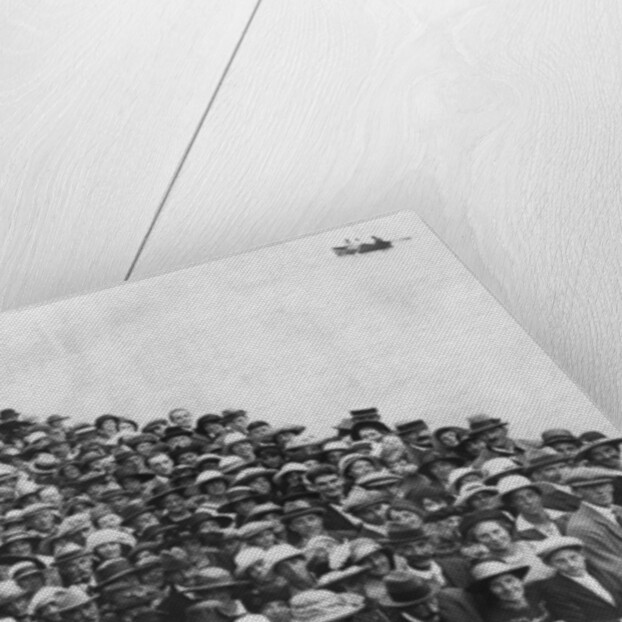 People waiting to go on a boat trip, Bournemouth Pier, August 1921 by Anonymous