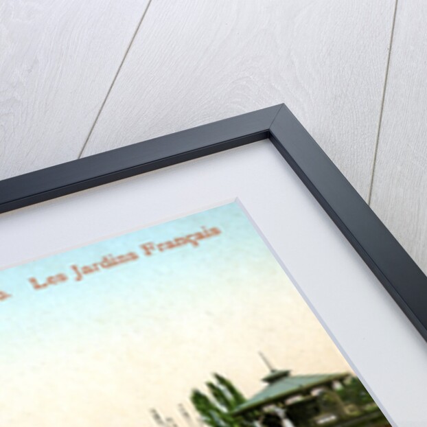 The French Garden, Universal Exhibition, Brussels, Belgium by Valentine & Sons