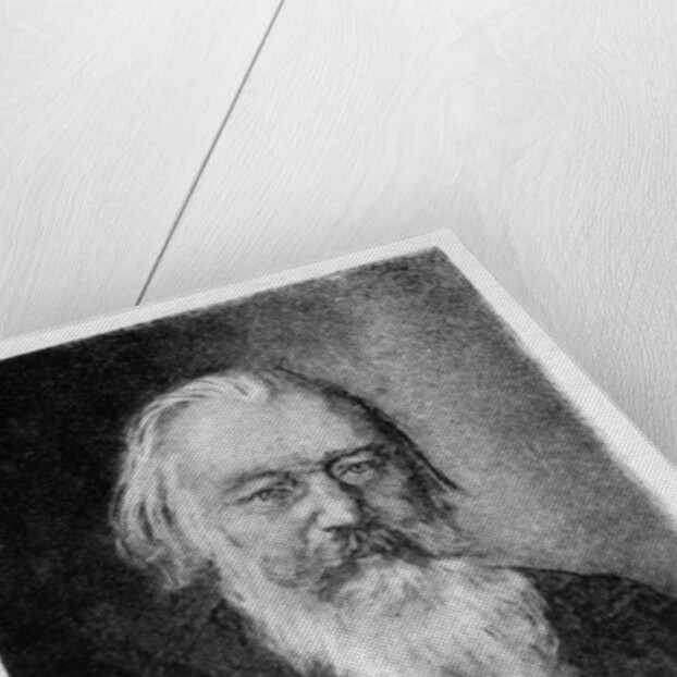 Johannes Brahms (1833-1897), German composer by Carl Jander