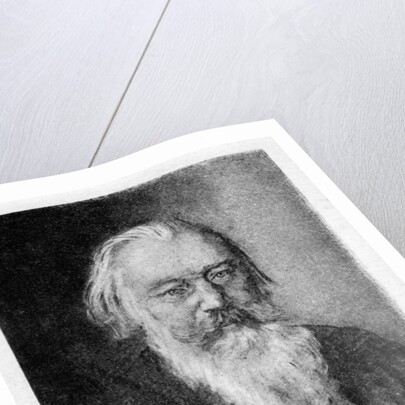 Johannes Brahms (1833-1897), German composer by Carl Jander