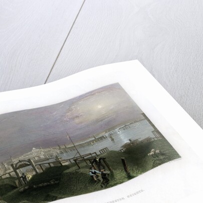 Boston as seen from the Dorchester Heights, USA by James Tibbitts Willmore