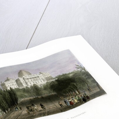 View of the Capitol at Washington, USA by CJ Bentley