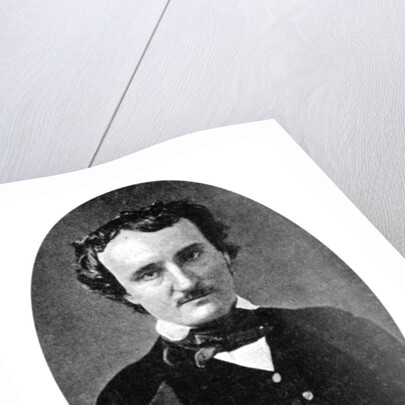 Edgar Allan Poe (1809-1849), American author and poet by Anonymous