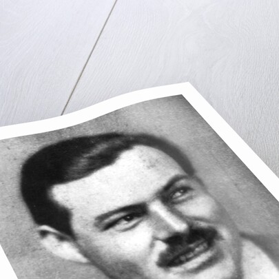 Ernest Hemingway (1899-1961), American novelist by Anonymous