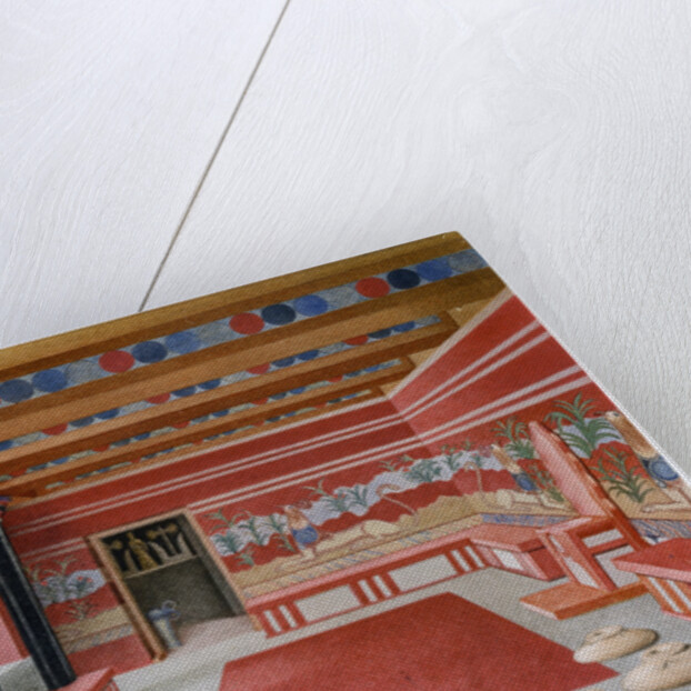 King Minos's throne room, Knossos, Crete by Anonymous