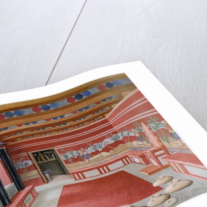 King Minos's throne room, Knossos, Crete by Anonymous