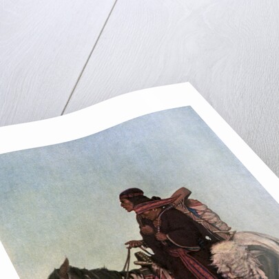 On the October Trail by NC Wyeth