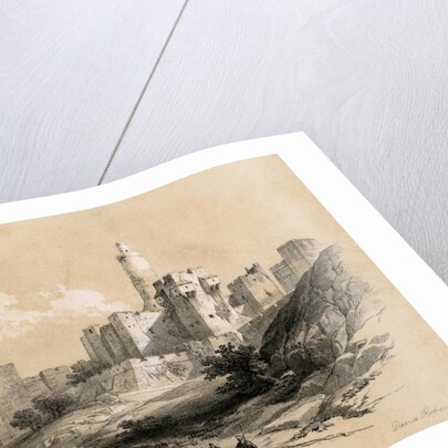 The Tower of David, Jerusalem, Israel by David Roberts