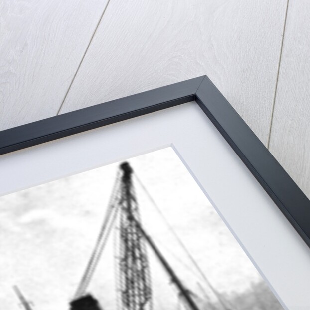 Cargo being unloaded at the docks, Upper Pool, London by Fox