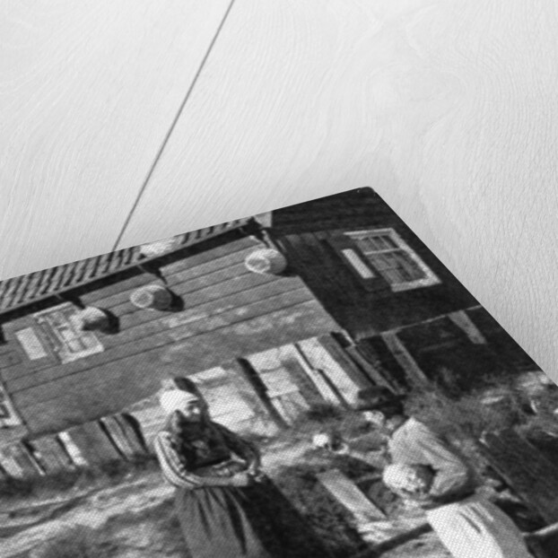 Greengrocer bringing goods by boat, Marken, Holland by Donald McLeish