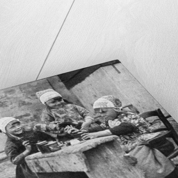 Children in traditional dress, Marken, Holland by Donald McLeish