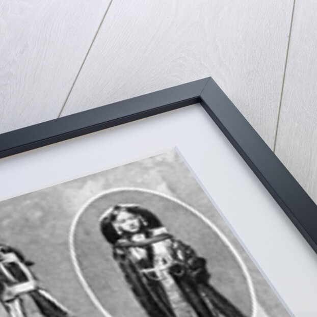 Tibetan priests by Ewing Galloway