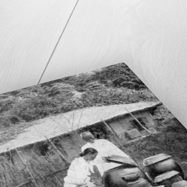 White-robed inhabitants of Korea by Wide World Photos
