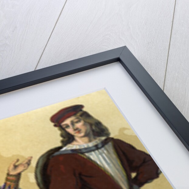 An English courtier of 1450 and an English gentleman of 1500 by Edward May