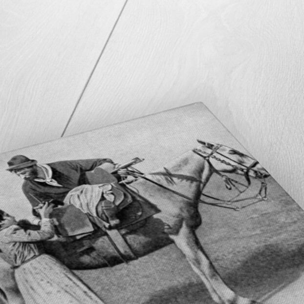 Gaucho sweethearts exchange mate cups, Argentina by Anonymous