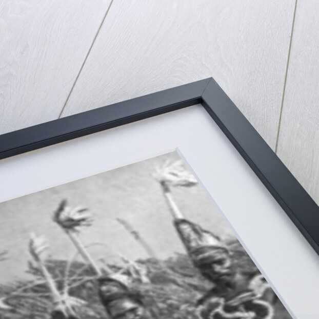 Men of the 'Never Never land', in totem attire, Australia by PJ MacMahon