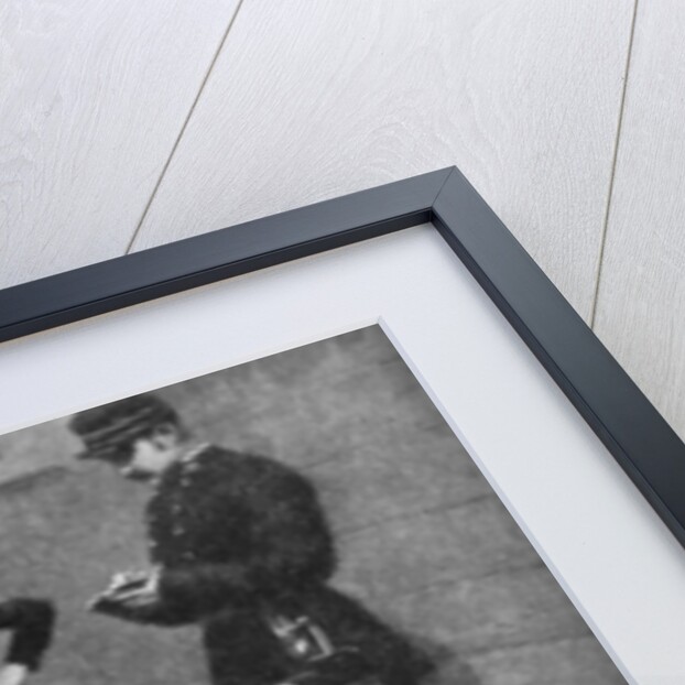 A milkwoman with a government inspector, Belgium by Anonymous