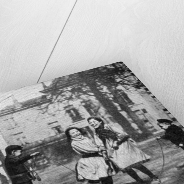 Children skipping in the Grand Place, Bruges, Belgium by FC Davis