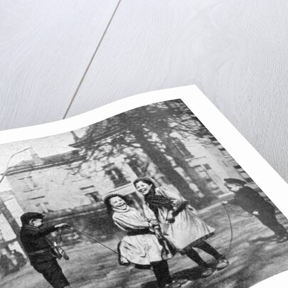 Children skipping in the Grand Place, Bruges, Belgium by FC Davis