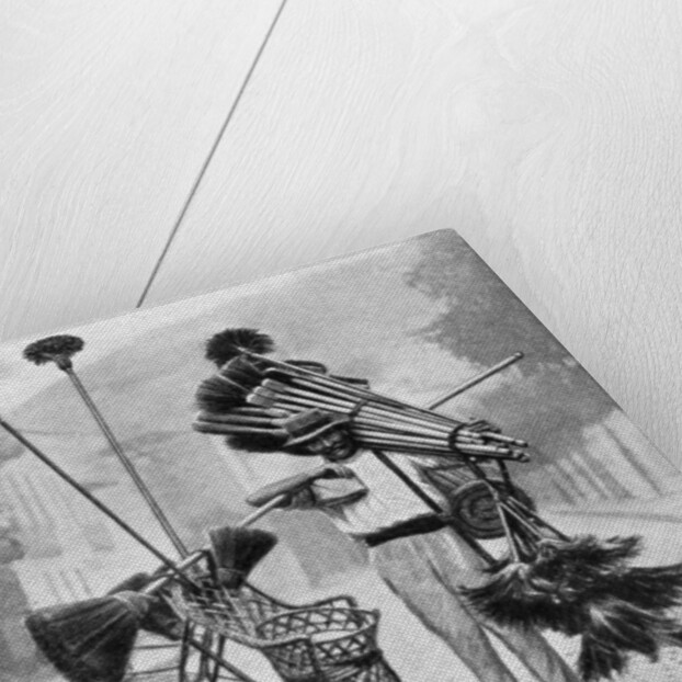 Broom vendor, Rio de Janeiro, Brazil by Anonymous