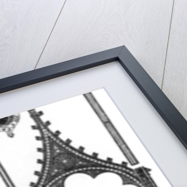 Rubbing of a medieval engraved brass by Anonymous