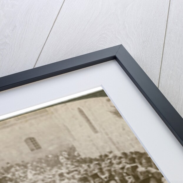 Easter procession of the Greek Patriarch, entering the Church of Holy Sepulchre, Jerusalem by Underwood & Underwood