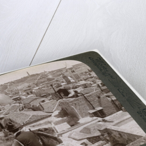 Jerusalem and the Mount of Olives, looking east from the Latin Hospice, Palestine by Underwood & Underwood
