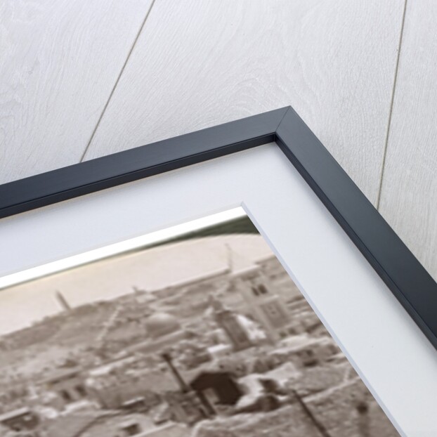 Jerusalem and the Mount of Olives, looking east from the Latin Hospice, Palestine by Underwood & Underwood