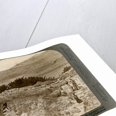 Mount Gerizim, where the Samaritans worshipped, Palestine by Underwood & Underwood
