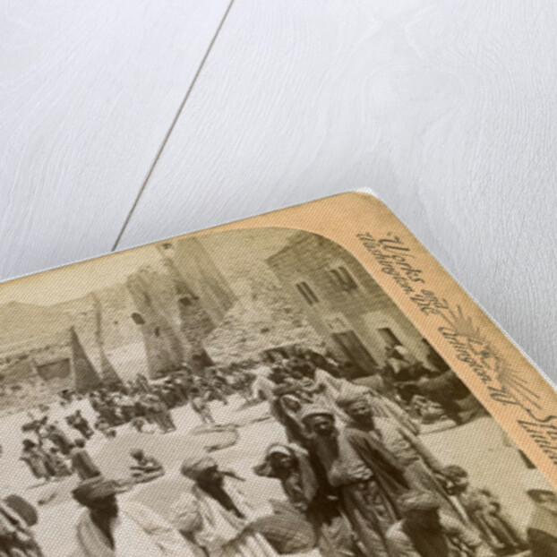 Church of the Nativity, built where Jesus was born, Bethlehem, Palestine by Underwood & Underwood