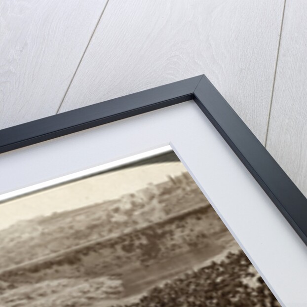 Cattle market day, in the lower pool of Gihon, Valley of Hinnom, Jerusalem, Palestine by Underwood & Underwood