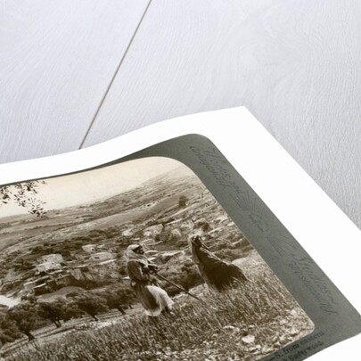 Bethany, as seen from the eastern slope of the Mount of Olives, Palestine by Underwood & Underwood