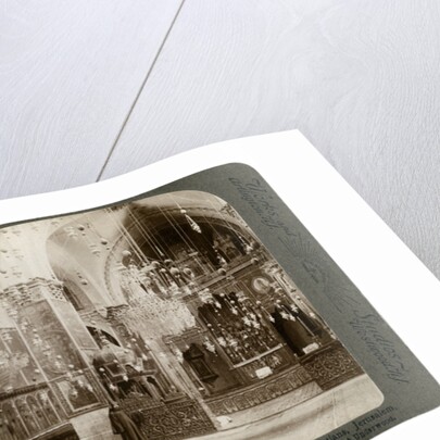 Church of the Armenian Christians, Jerusalem, Palestine by Underwood & Underwood