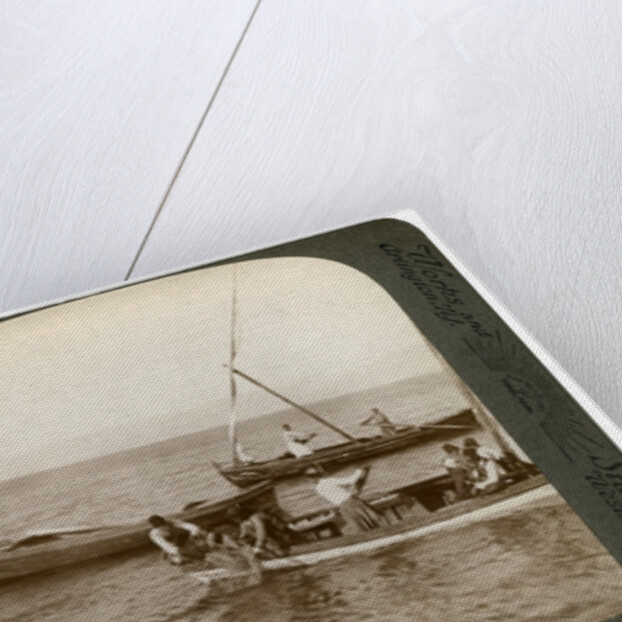 Fishermen on the Sea of Galilee, Palestine by Underwood & Underwood