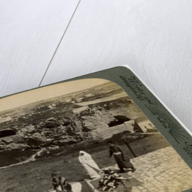 Jerusalem as seen from the Damascus Gate, Palestine by Underwood & Underwood