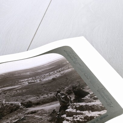The plain of the River Jordan, as seen from the ruins of ancient Jericho, Palestine by Underwood & Underwood