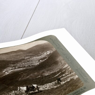 Shechem, south-west from Mount Ebal, Palestine by Underwood & Underwood