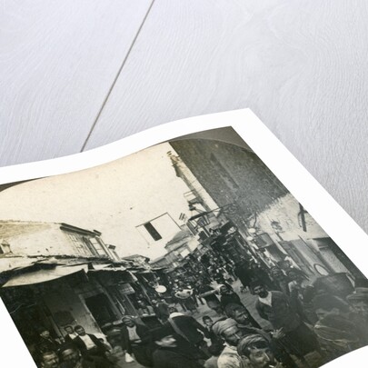 The Jewish quarter, Smyrna, Greece by ME Wright