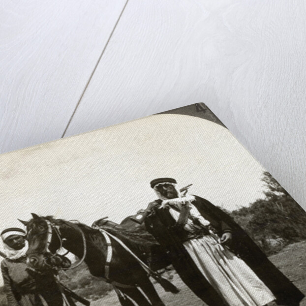 A sheikh and his bodyguard, Syria by Keystone View Company
